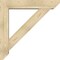 Ekena Millwork Traditional Slat Rough Sawn Bracket w/ Offset Brace, Douglas Fir, 8"W x 42"D x 42"H BKT0806X42X42TRA06RDF - alternate 4